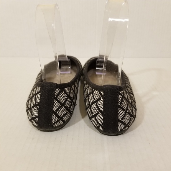 LifeStride Soft System Black White Flats Check - Picture 3 of 8